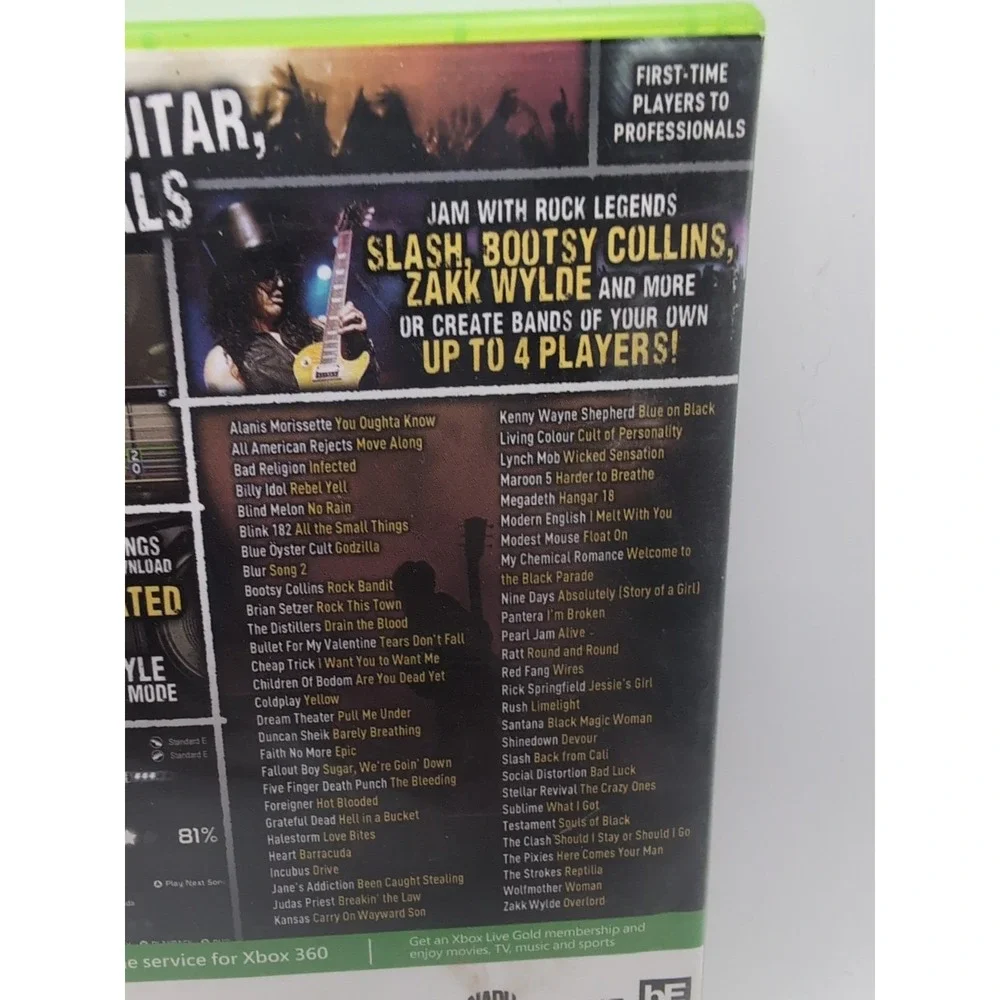 BandFuse: Rock Legends (Microsoft Xbox 360,‎ 2013)